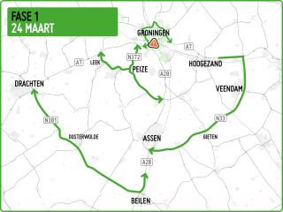 Omleidingsroutes zondag 24 maart